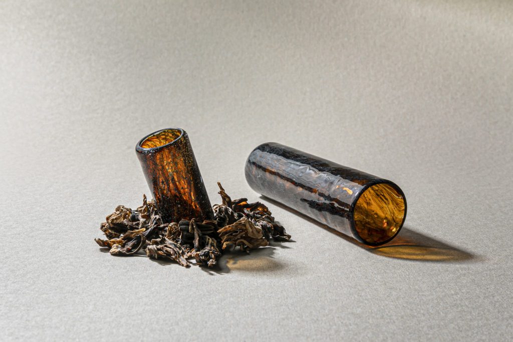 "Tasting Threads" Shot Glass, Murano Tableware