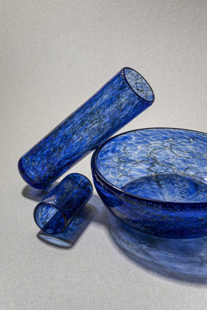 "Tasting Threads" Shot Glass, Murano Tableware