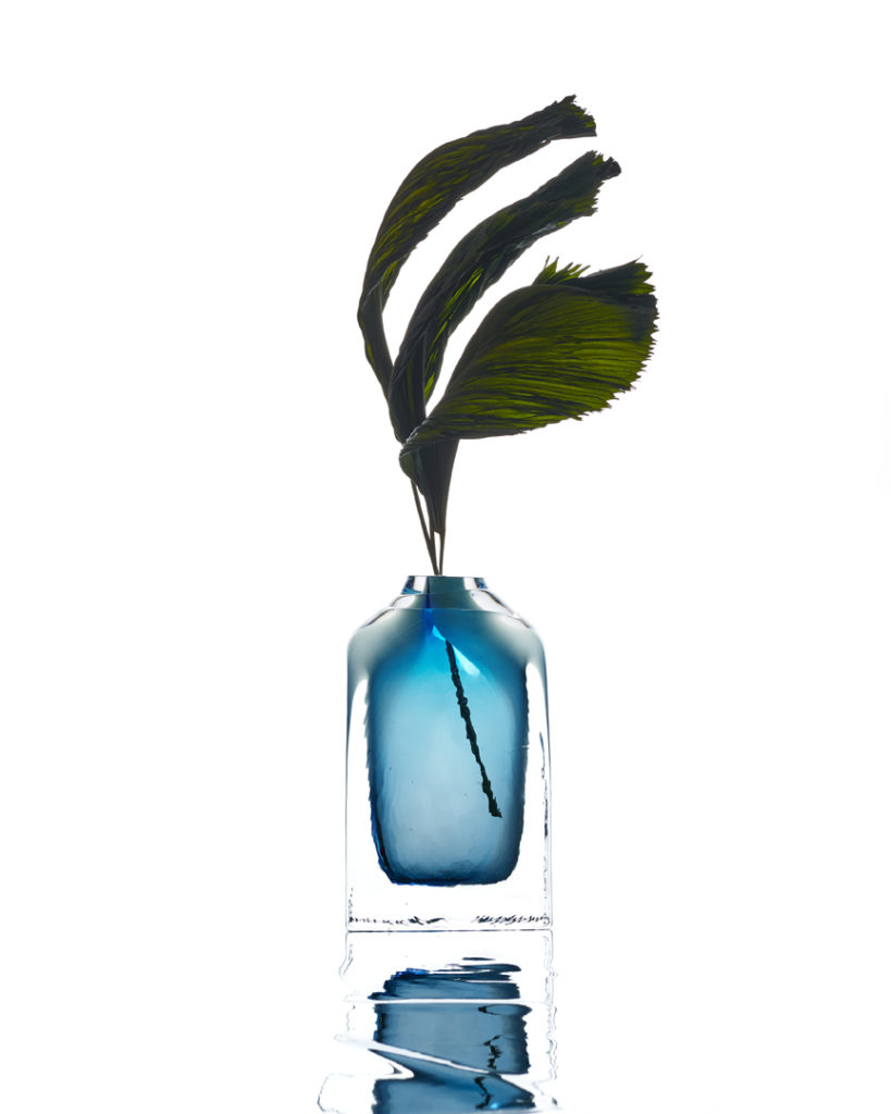 "Blend Vase" Red/Blue