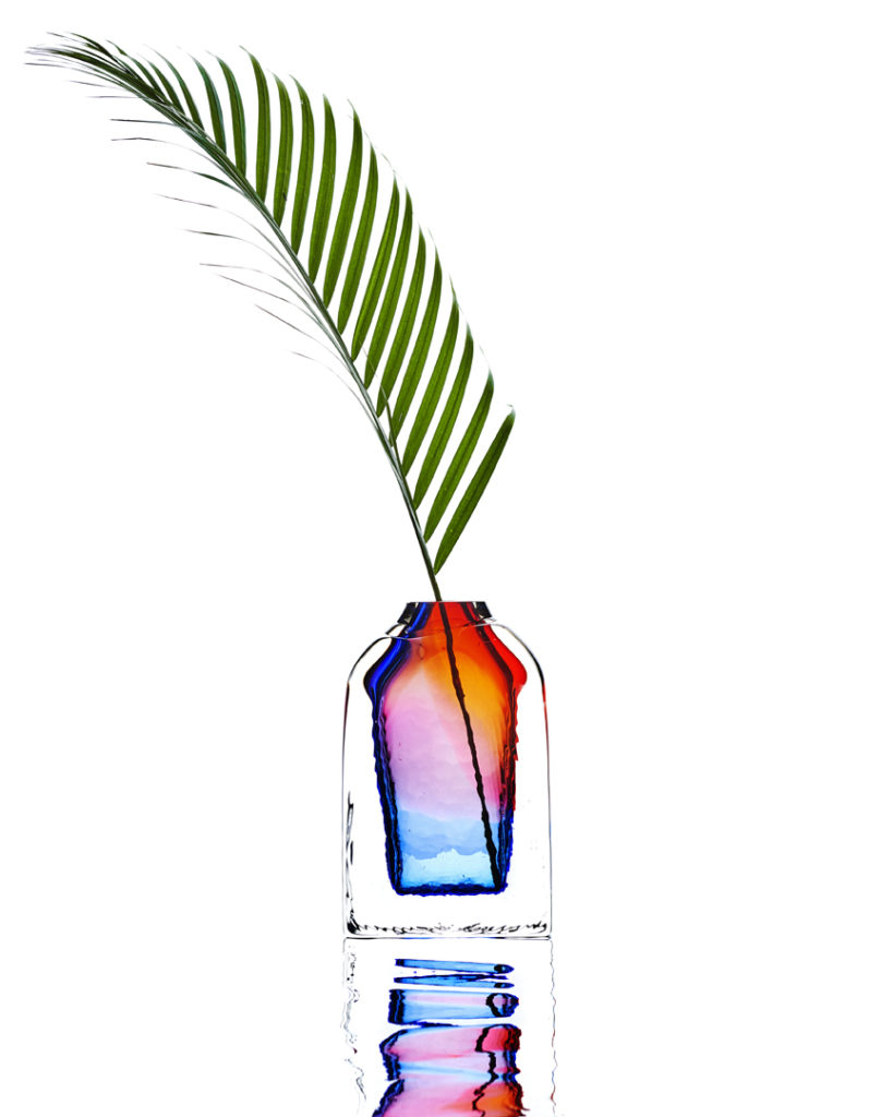 "Blend Vase" Red/Blue