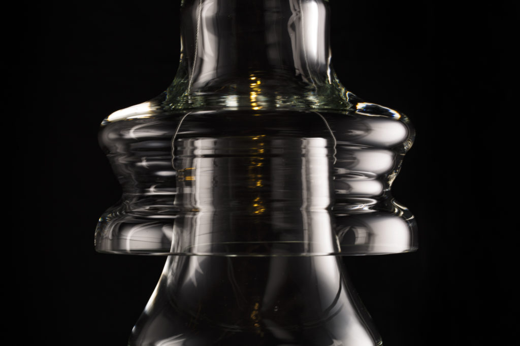 Rfc+05, suspended blown glass lamp