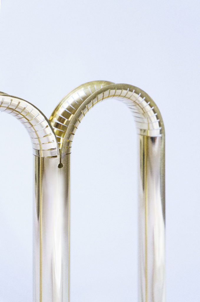 Bicaudata Brass Handmade Vase