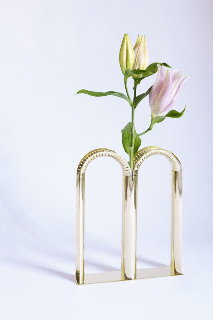 Bicaudata Brass Handmade Vase