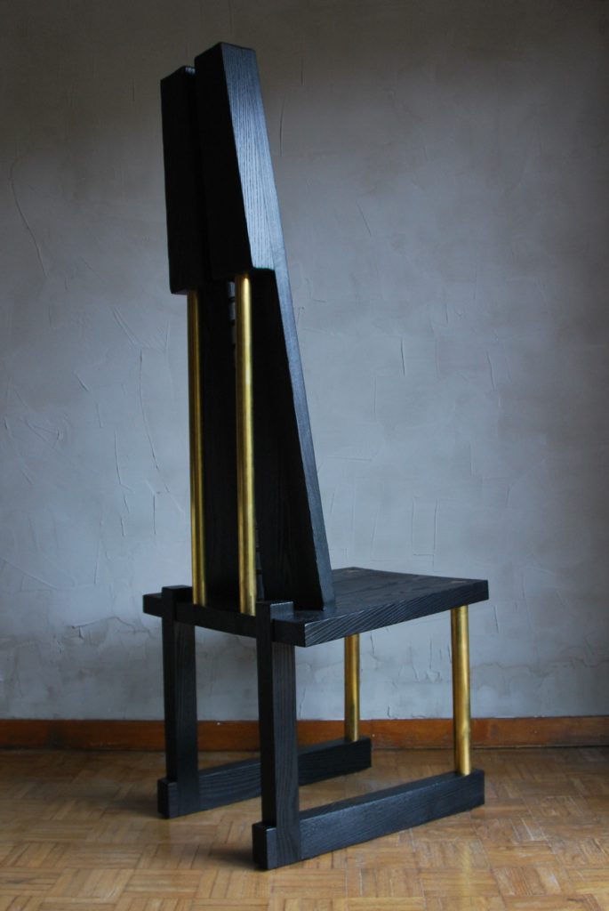 "MOLOCH" REFECTORY chair. — 8