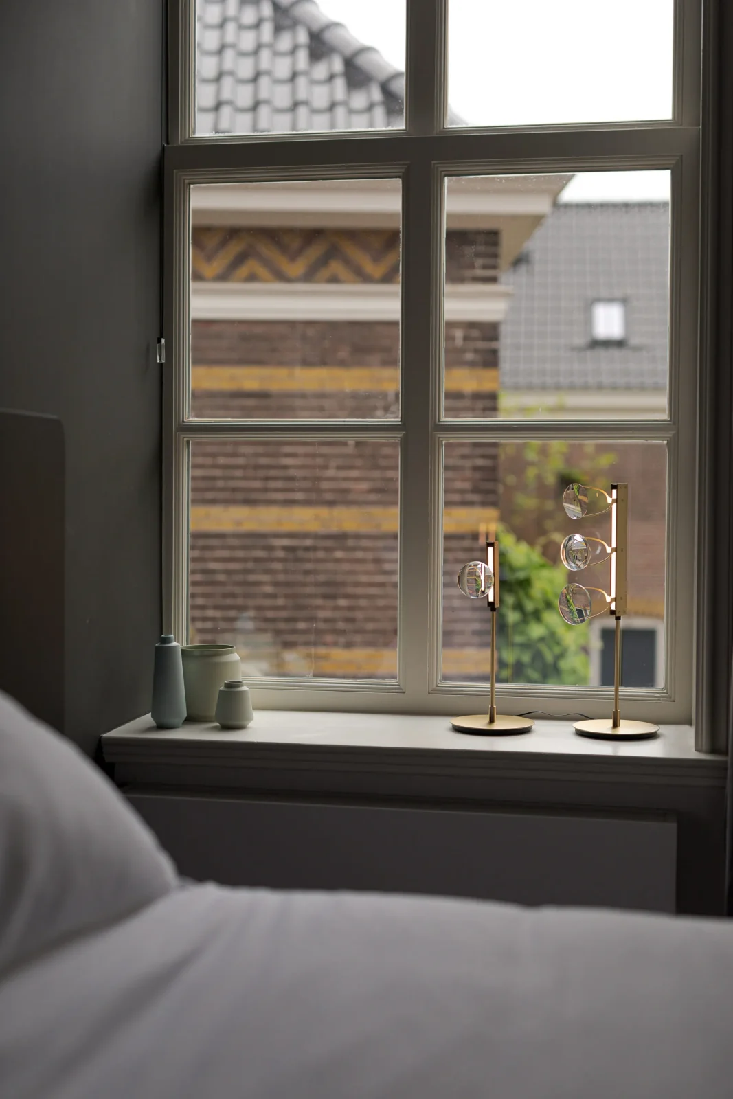 Lens Luminaire Table Lamp in Brass — 3
