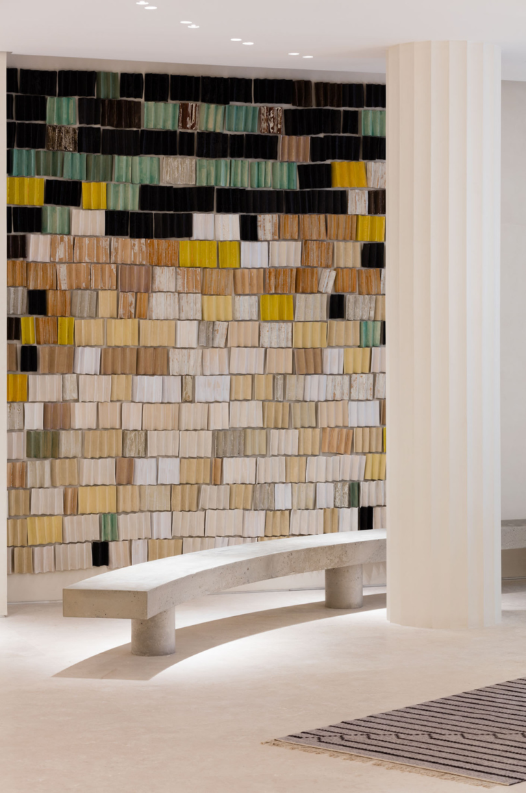 Wind Glazed Stoneware Wall — 1