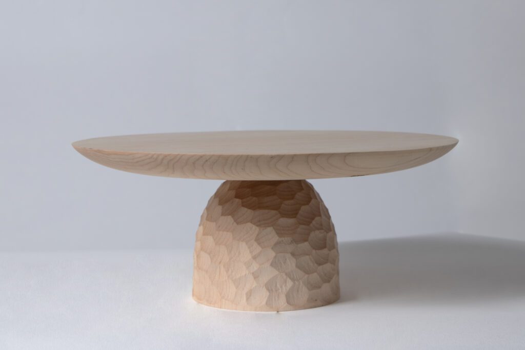 "Hammer and Chisel I" Wooden Cake Stand — 11