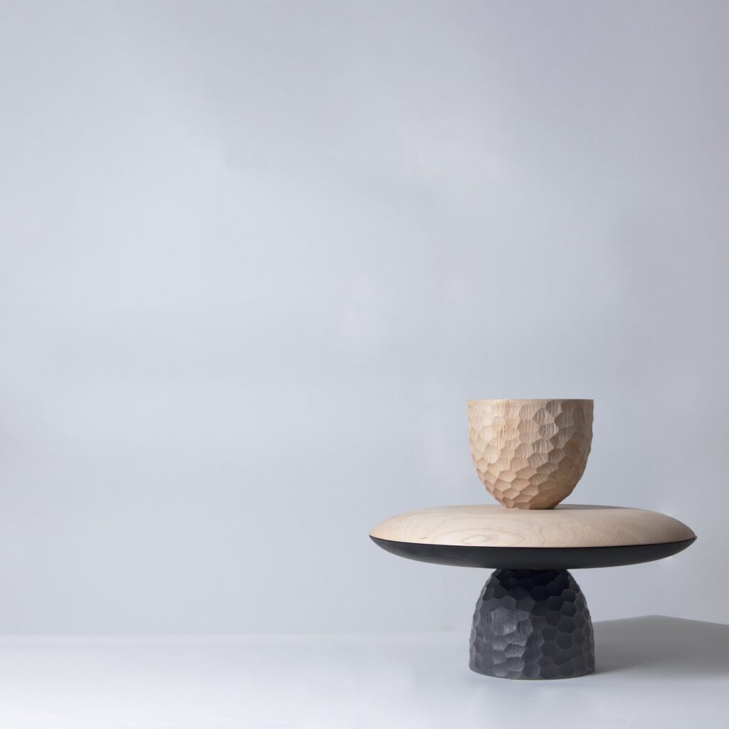 "Hammer and Chisel I" Wooden Cake Stand — 7