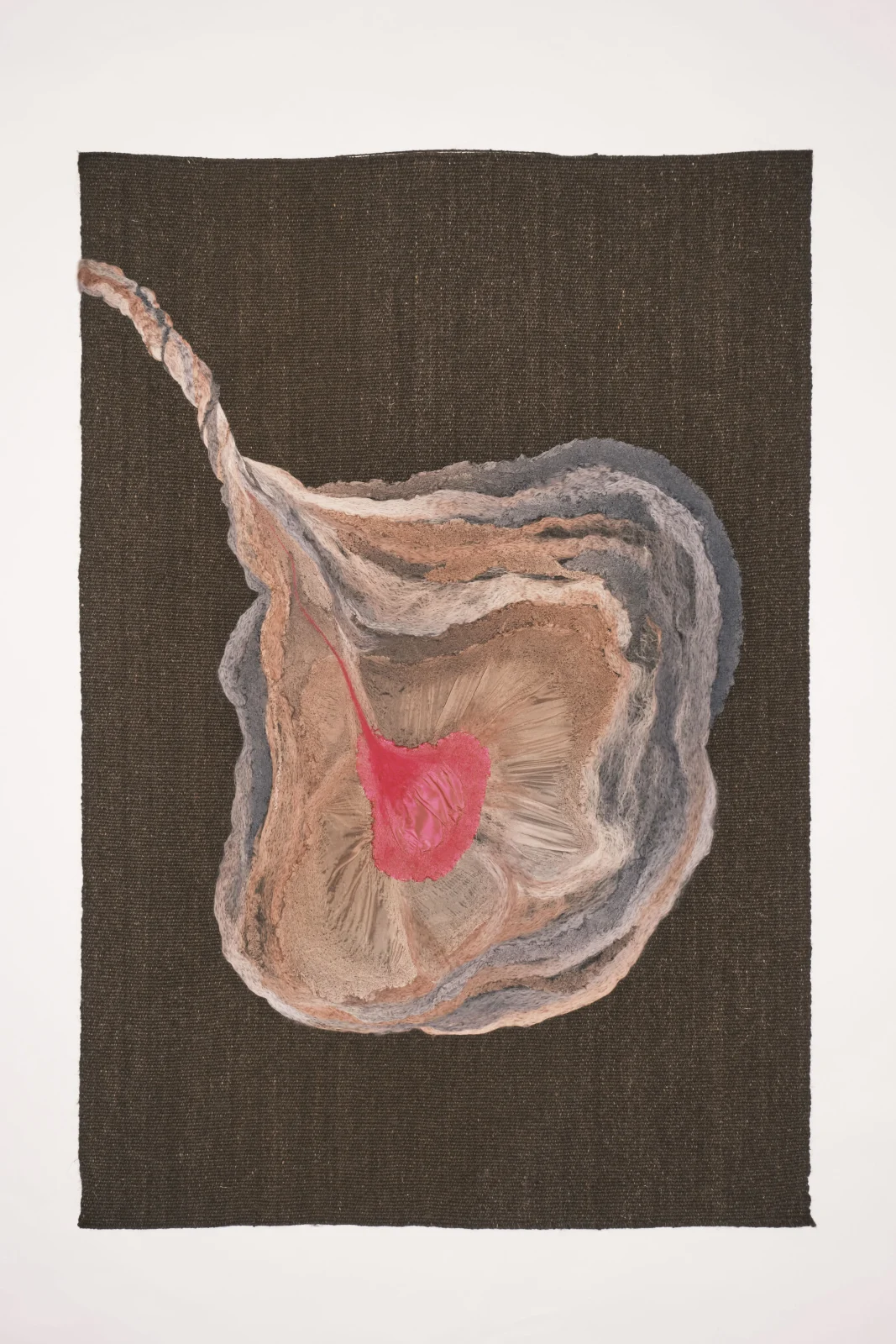Twin A handwoven textile by Ishraq Zraikat