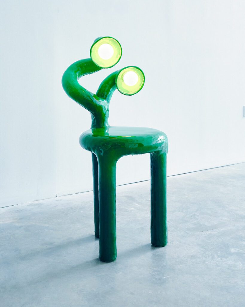 Two-headed Lamp Side Table — 3