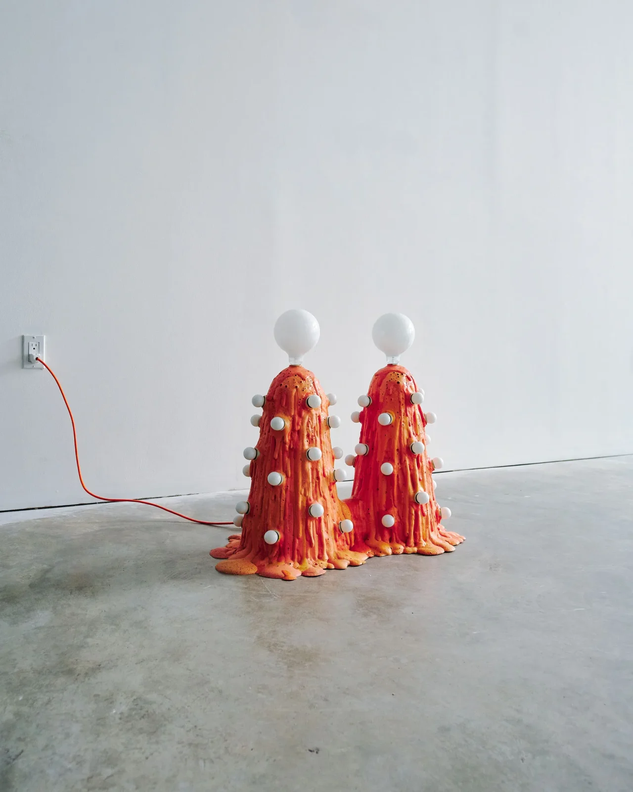 Siamese Orange Foam Lamp — 4