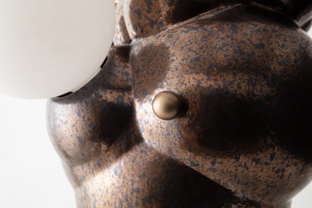 Botryoidal Table Lamp in Ceramic — 8