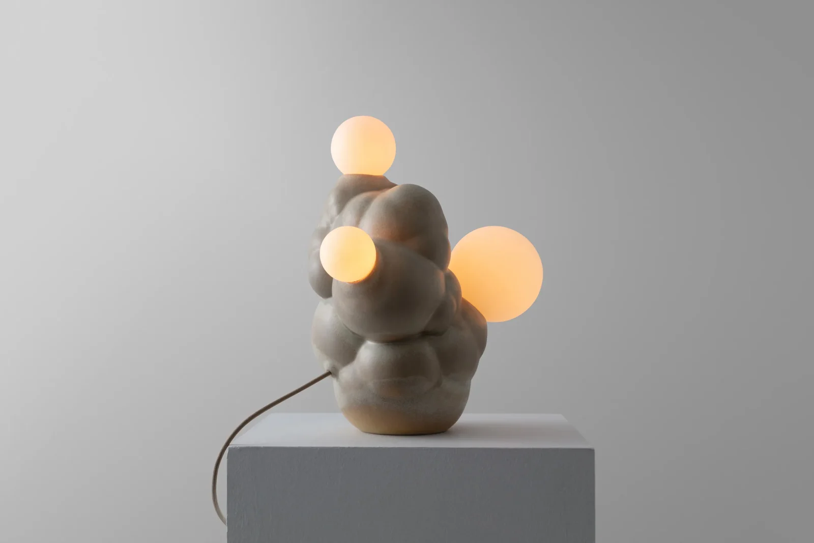 Botryoidal Table Lamp in Ceramic — 2
