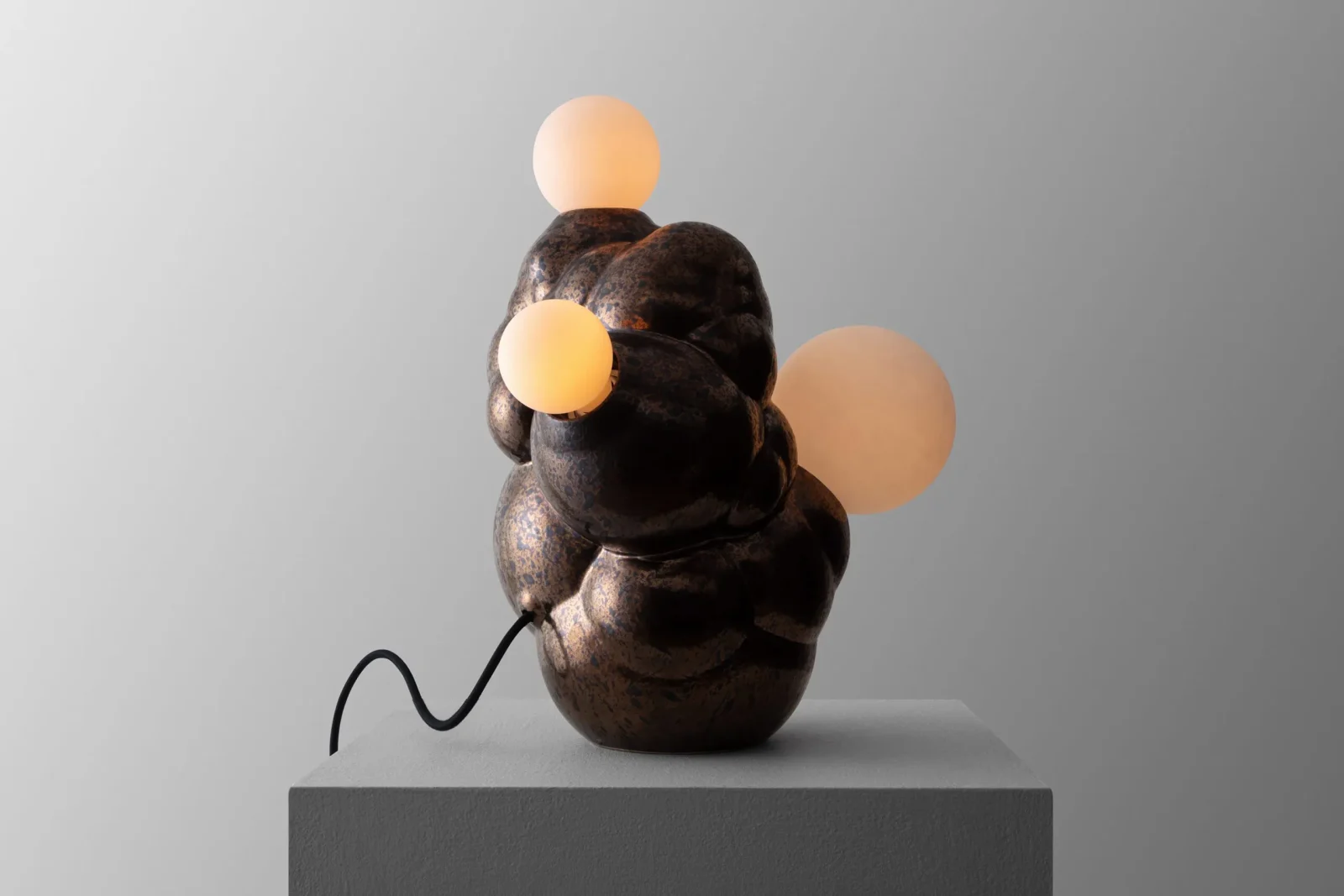 Botryoidal Table Lamp in Ceramic — 7
