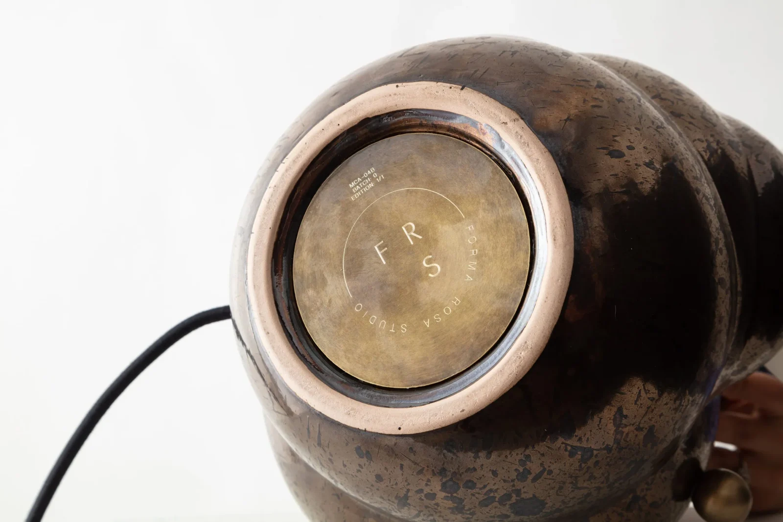 Botryoidal Table Lamp in Ceramic — 9