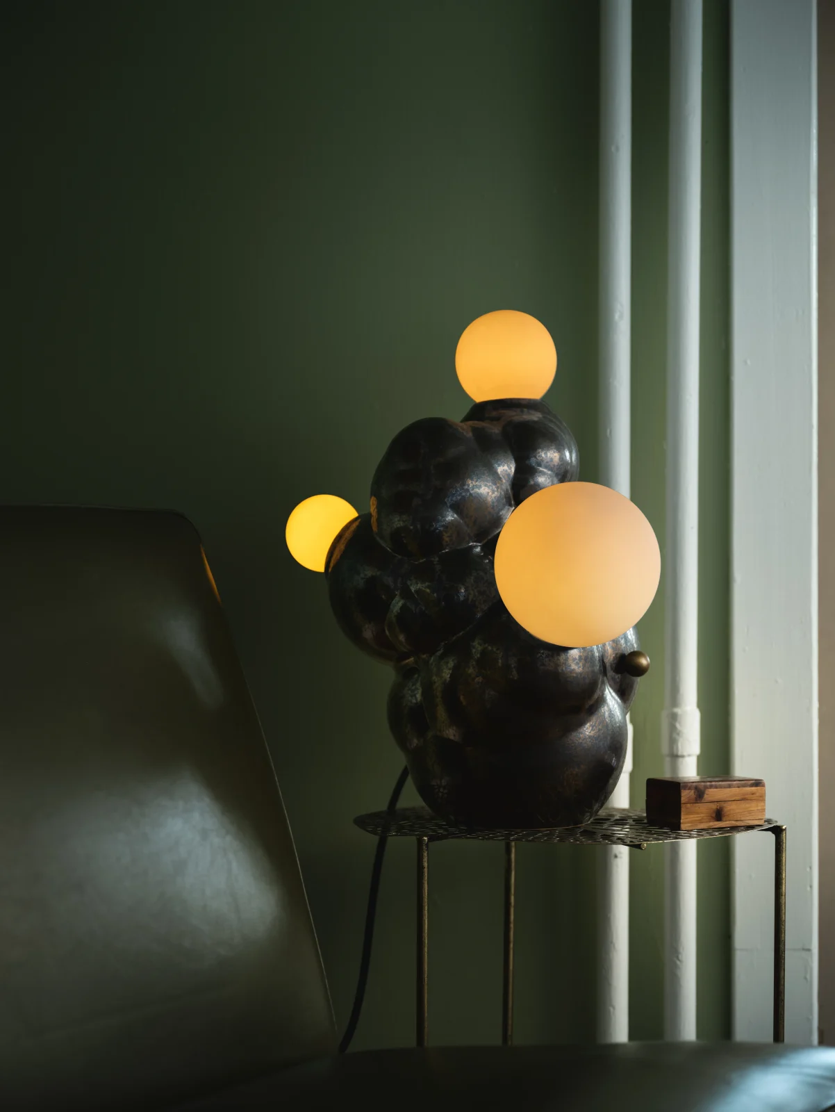 Botryoidal Table Lamp in Ceramic — 15