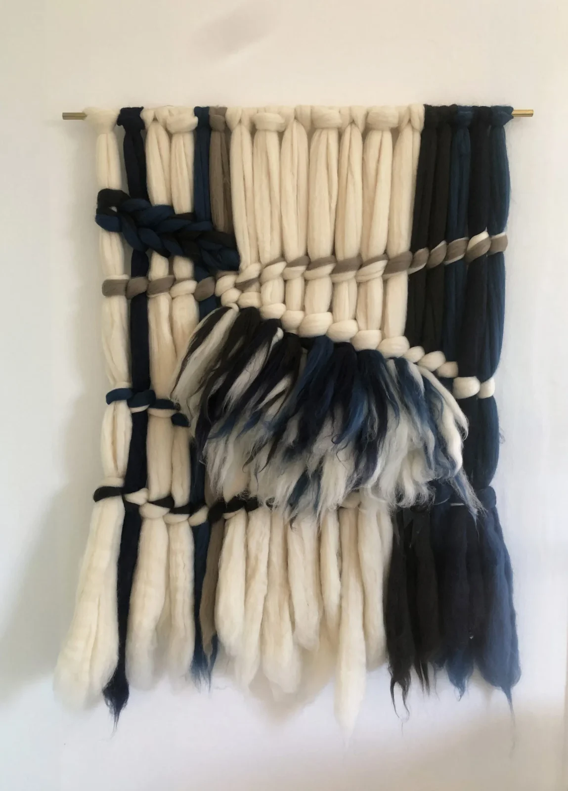 'Woolwalls' in Sustainable Wool - Blues — 2