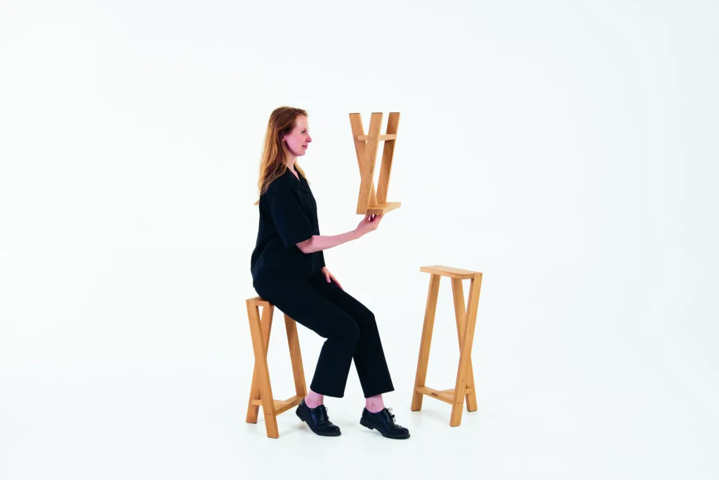 Pausa - Minimalistic Wooden Bar Stool — 10