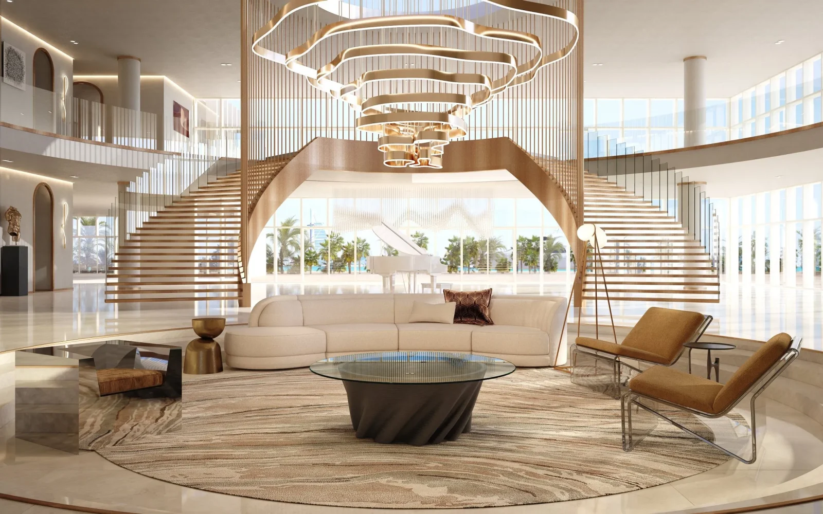 Dune Coffee Table, Round Edition — 2
