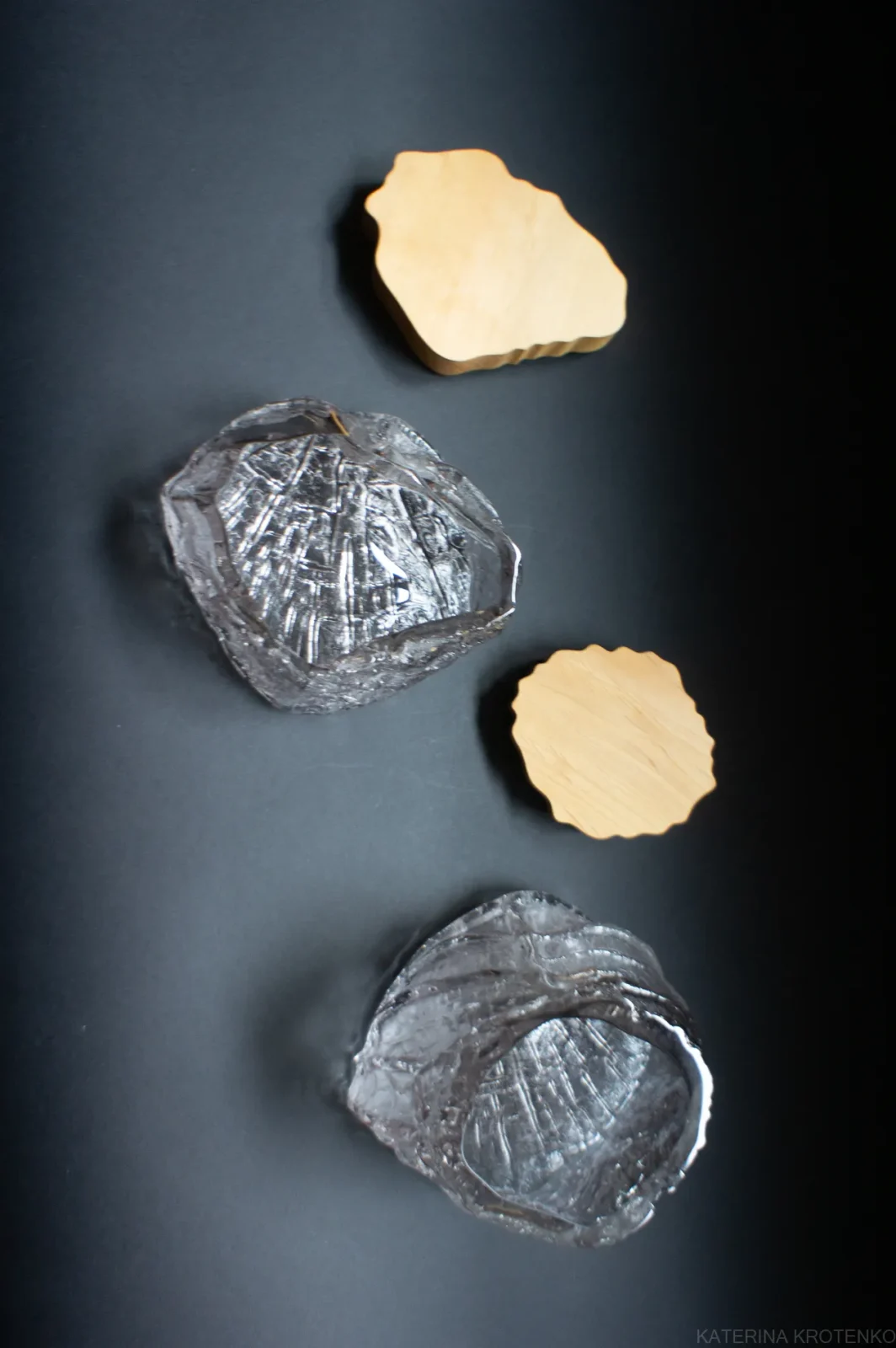 Shaped By Fire / Drago — A Pair Of Two Glass Treasuries — 8