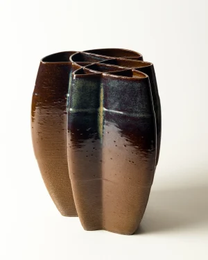 Intersect - 0 1 0 0 - 3d Printed Ceramic Vase