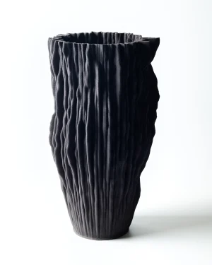 Frequency - 0 0 1 0 - Ceramic Vase 3d Printed