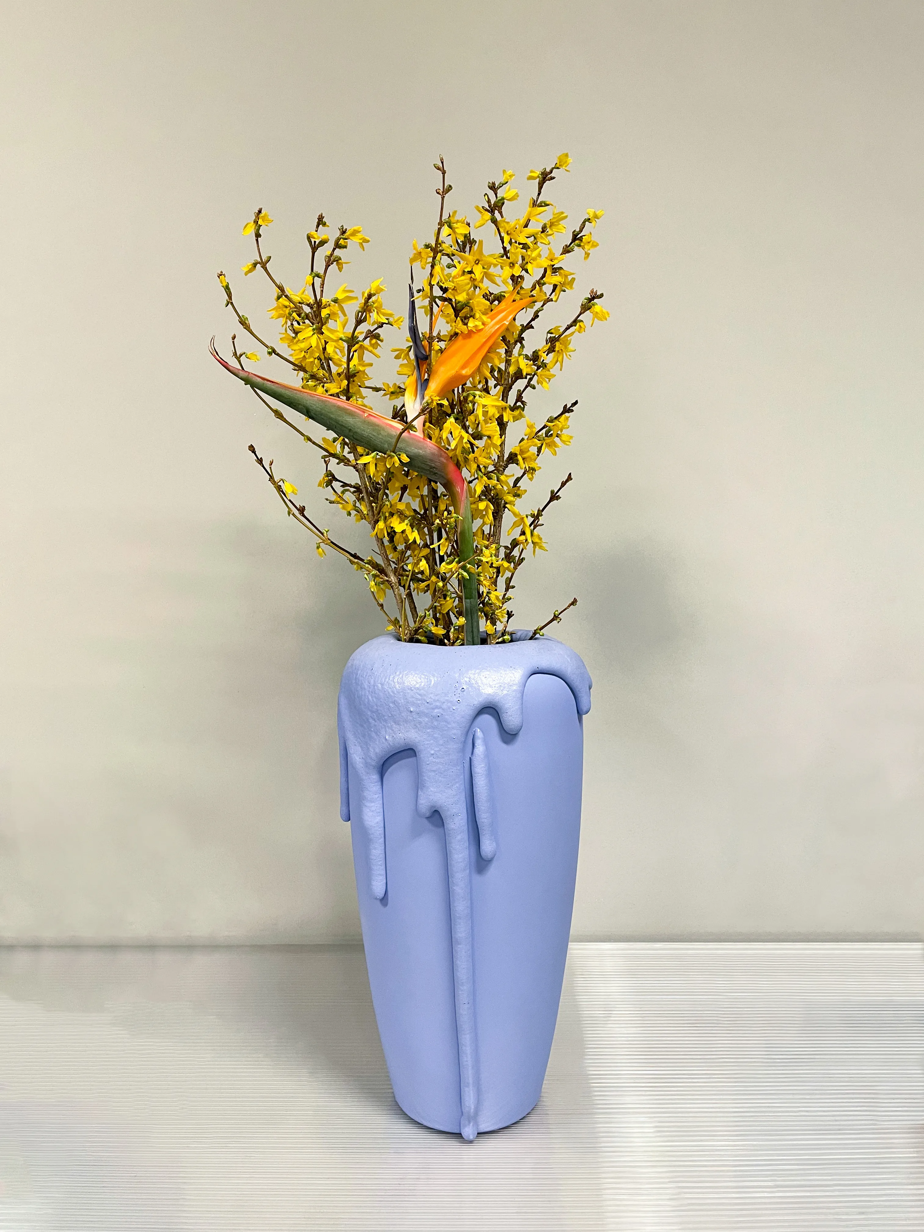 Melted Porcelain Vase V.5 by Scandinavian Designer, John Nordenstein