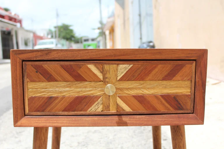 Reclaimed Tzalam Wood Night Stand — 3