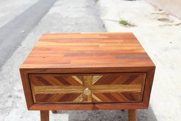 Reclaimed Tzalam Wood Night Stand — 4