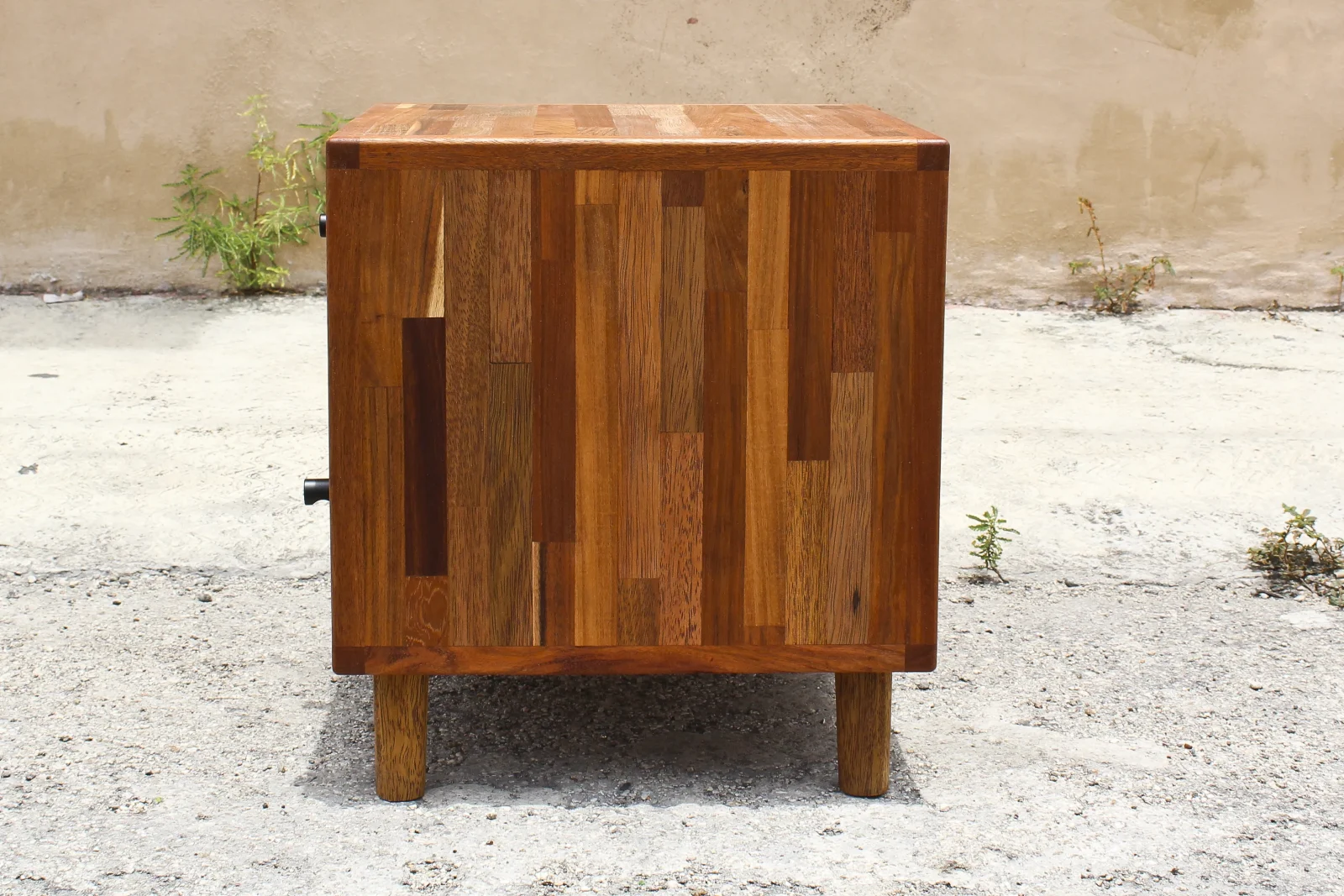 Reclaimed Wood and Mimbre Night Stand II — 4
