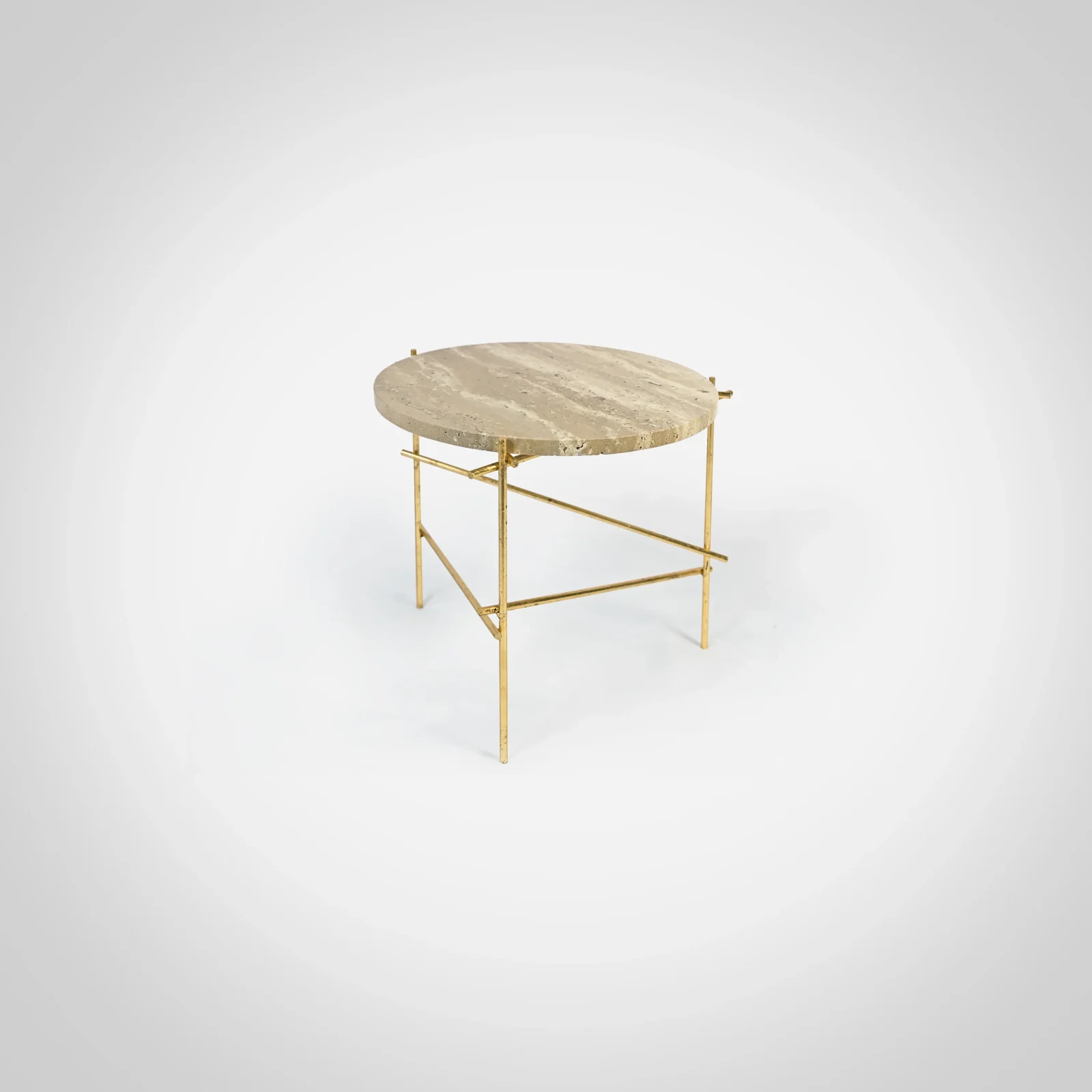 The Stilts - Travertine Coffee Table Set — 5