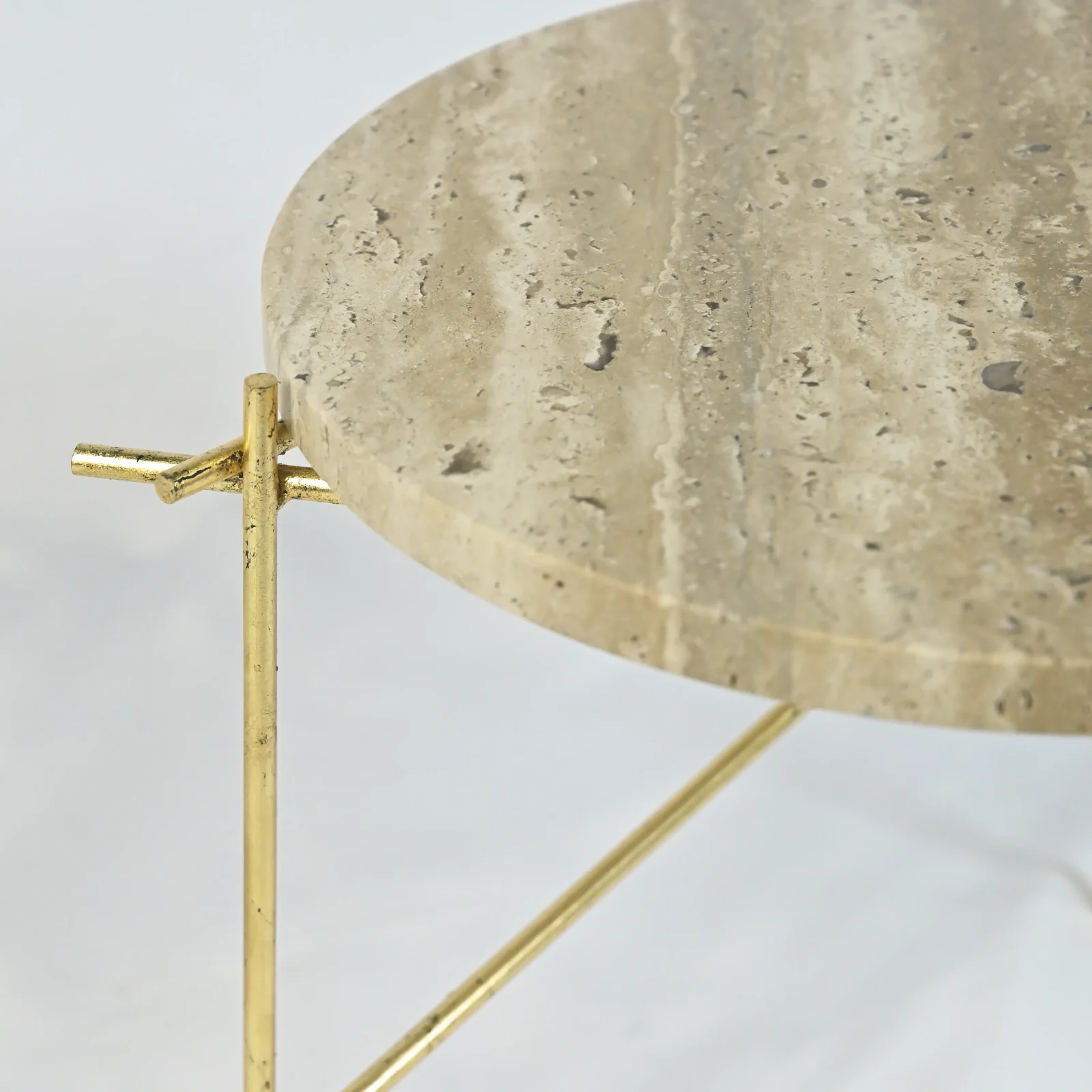 The Stilts - Travertine Coffee Table Set — 7