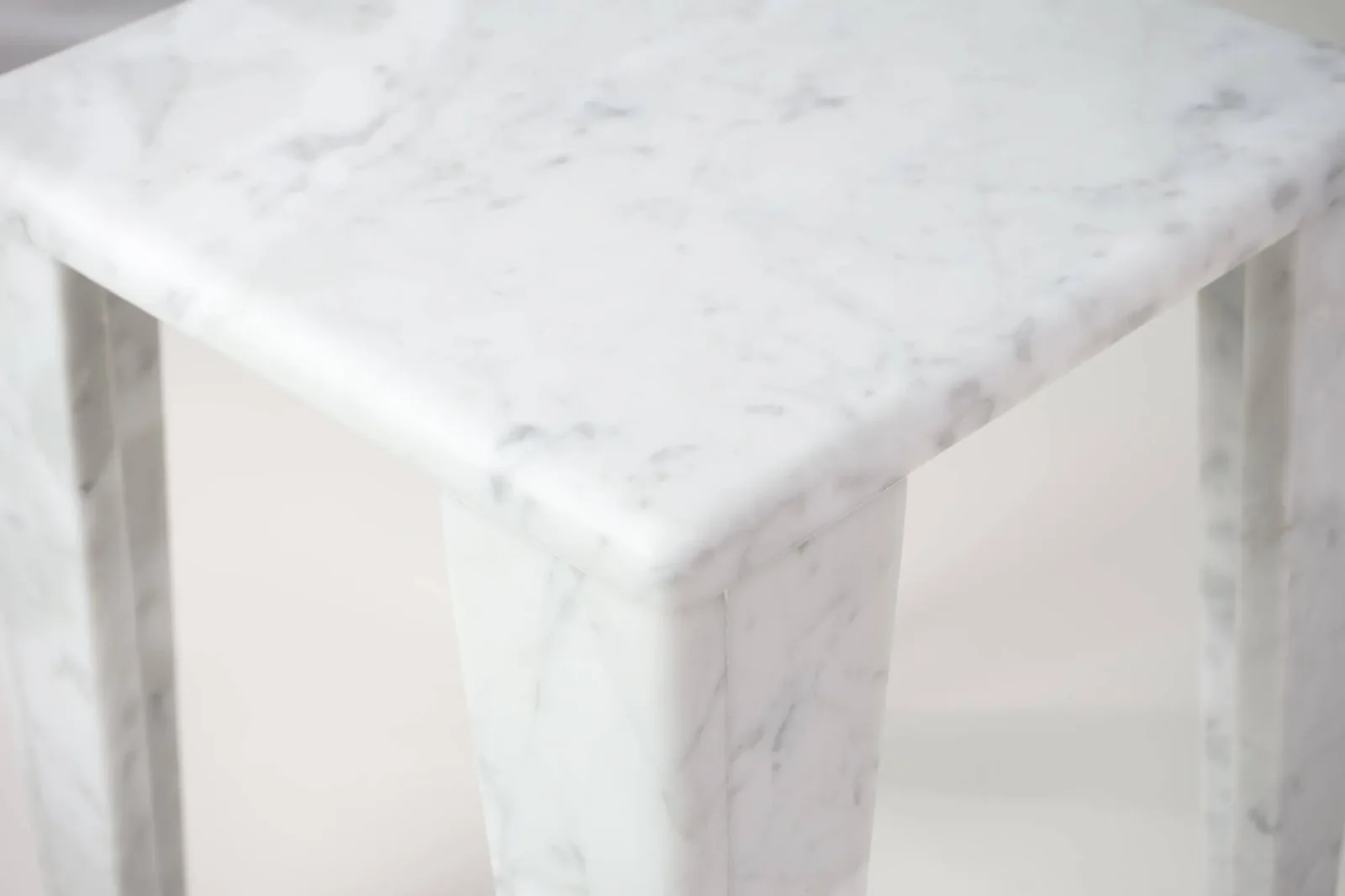 ChunkY01 - Carrara Marble Side Table — 6