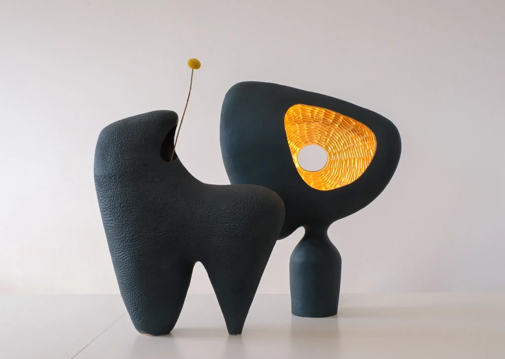 Olethros Table Lamp in Stoneware — 6