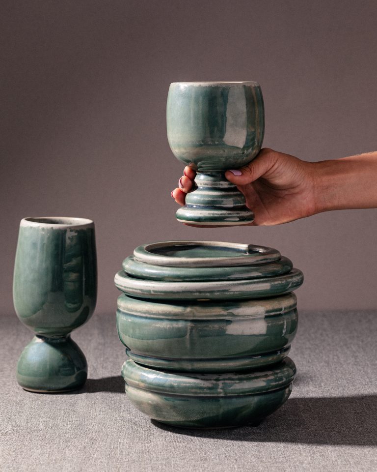 Ceramic Egg Stand by Muss Ceramics ADORNO DESIGN