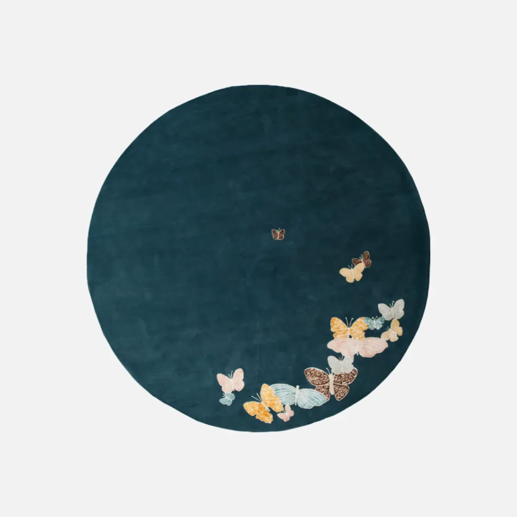 Spirit in the Night Sky hand-knotted rug by Sergio Mannino