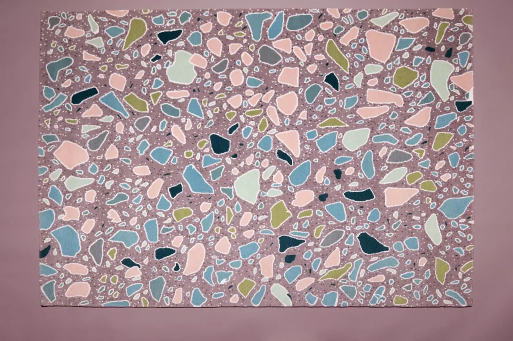 "Piazza Armerina" Hand-Knotted Tibetan Wool Rug — 5