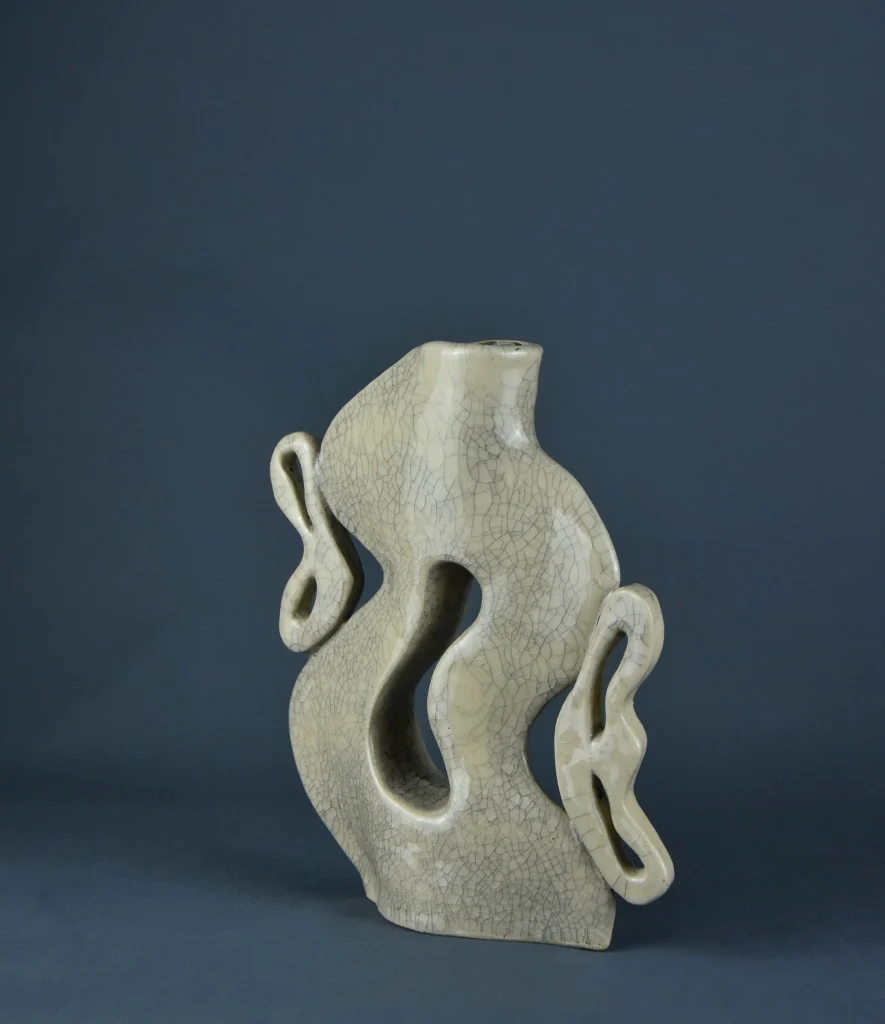 Eared - Waterproof Ceramic Vase — 2