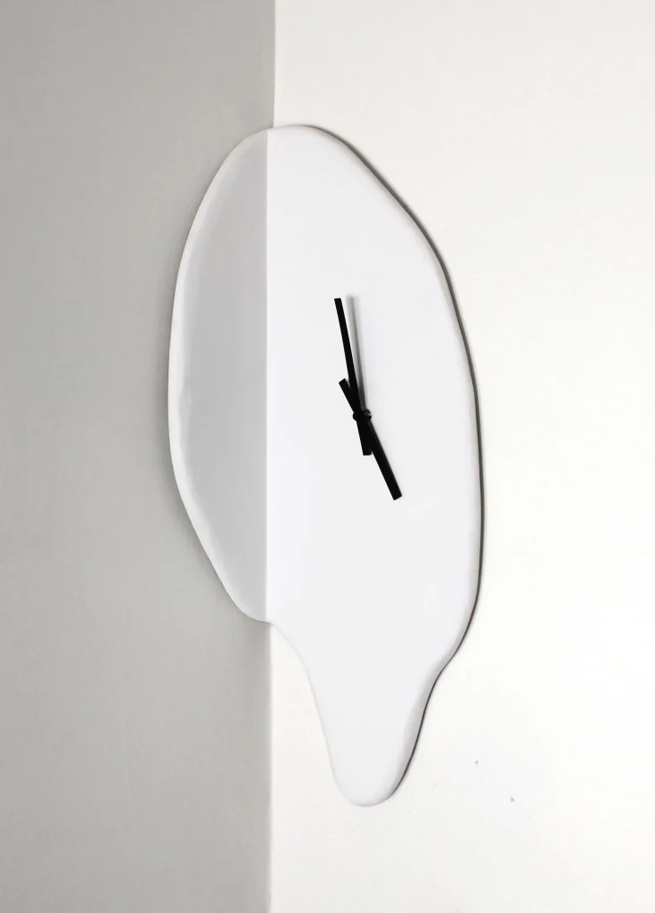 Corner Wooden Clock — 1