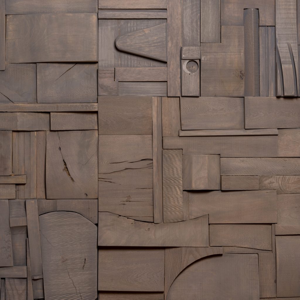 Randomly Composed Collage Tile: Hardwood — 38