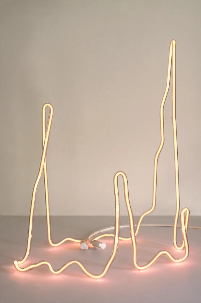 Cave Table Lamp in Glass — 3