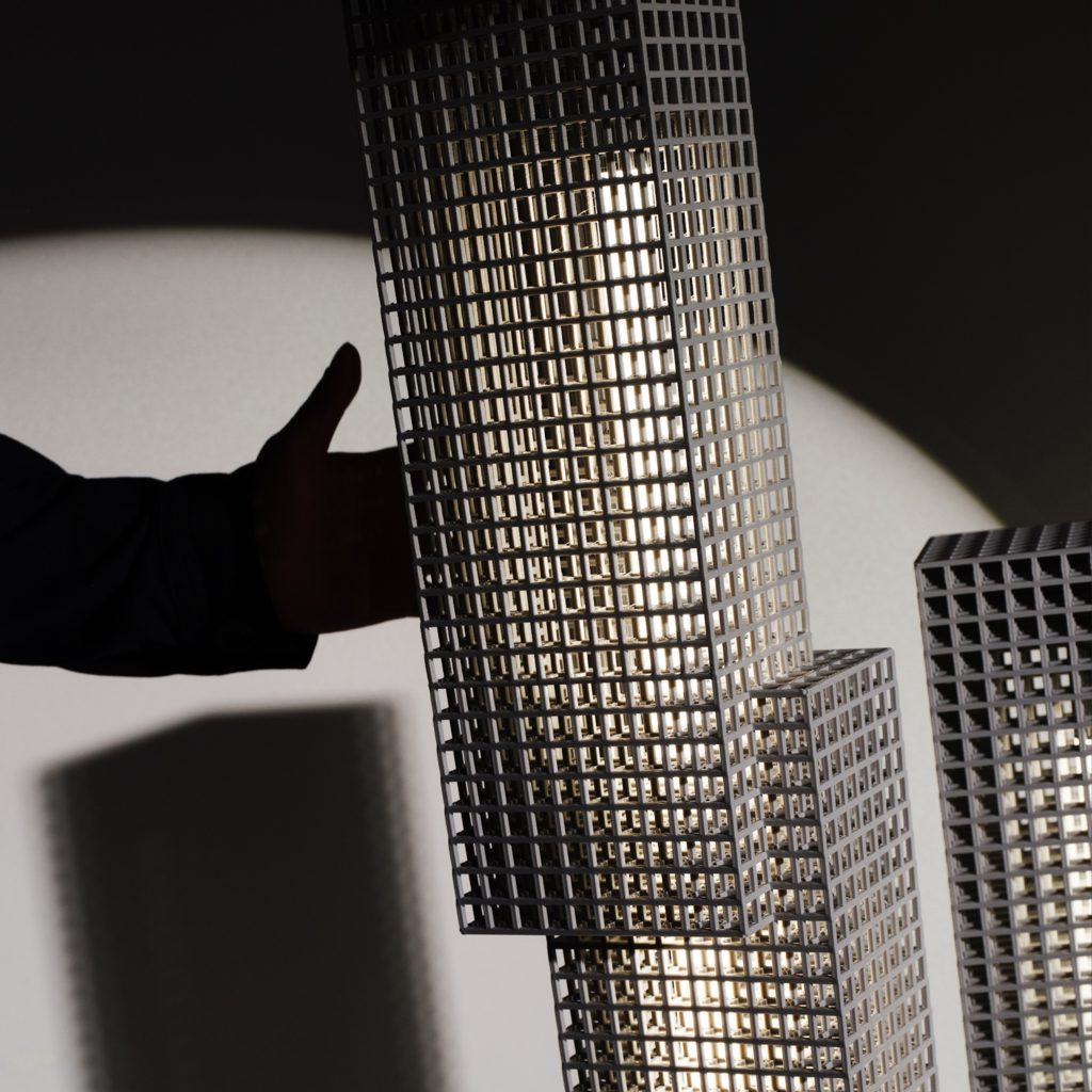 Lattice Skyscraper Floor Lamp in 3D Printed PLA — 10