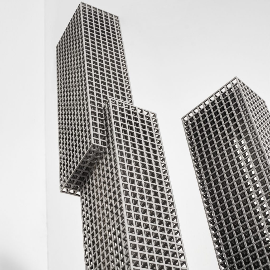 Lattice Skyscraper Floor Lamp in 3D Printed PLA — 6