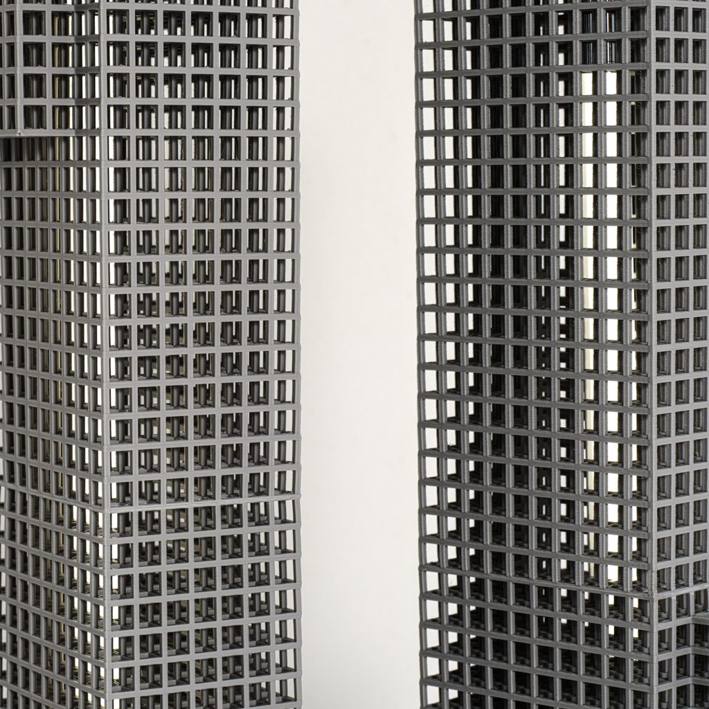 Lattice Skyscraper Floor Lamp in 3D Printed PLA — 4