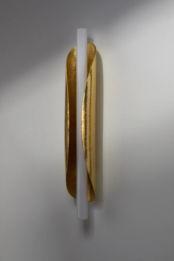 Taco De Luz 50cm - Black Patinated Brass Wall Lamp — 3