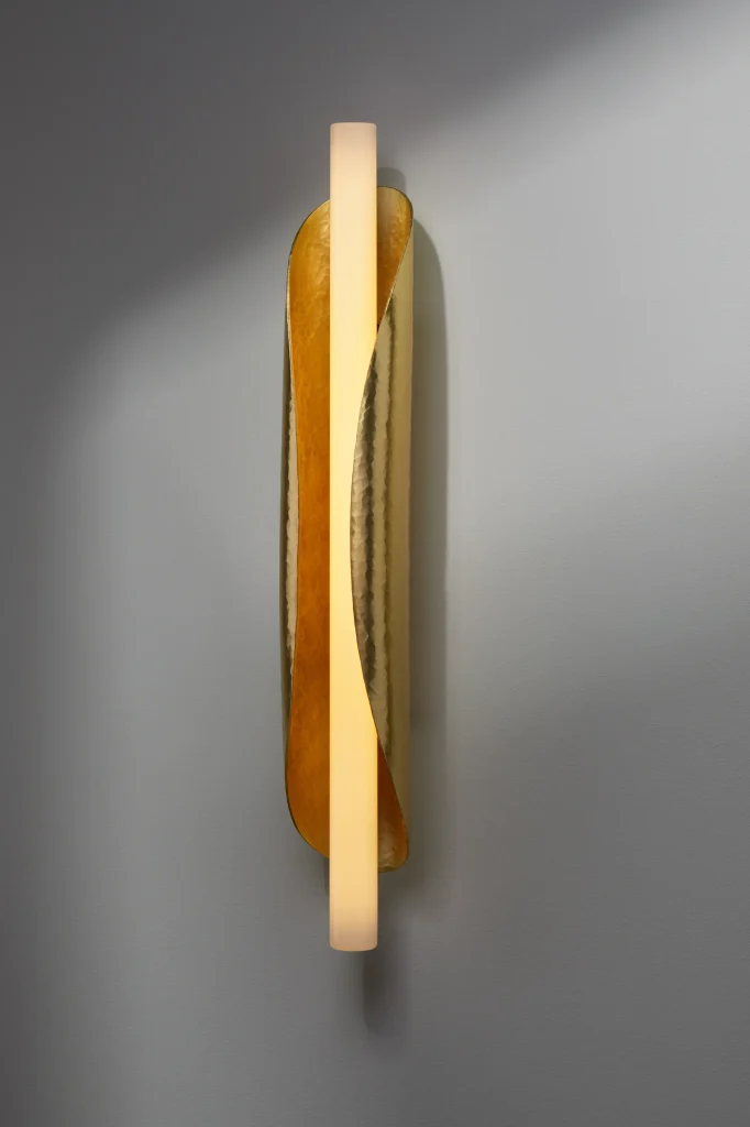 Taco De Luz 50cm - Black Patinated Brass Wall Lamp — 4