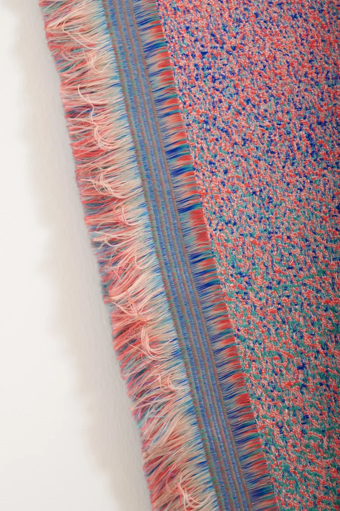 Light Mode 3 jacquard woven tapestry, detail