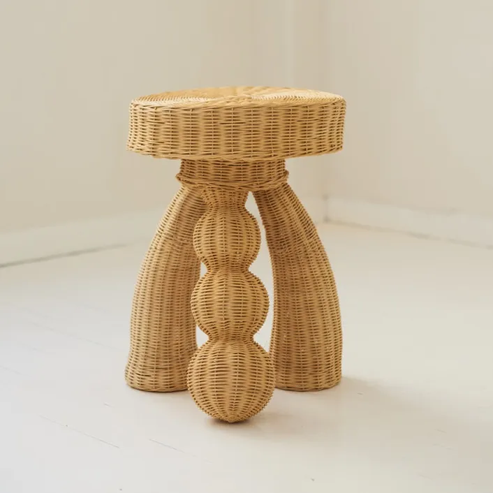 Pupa – Woven  in Mexico Natural Fiber Side Table
by LØRDAG & SØNDAG
