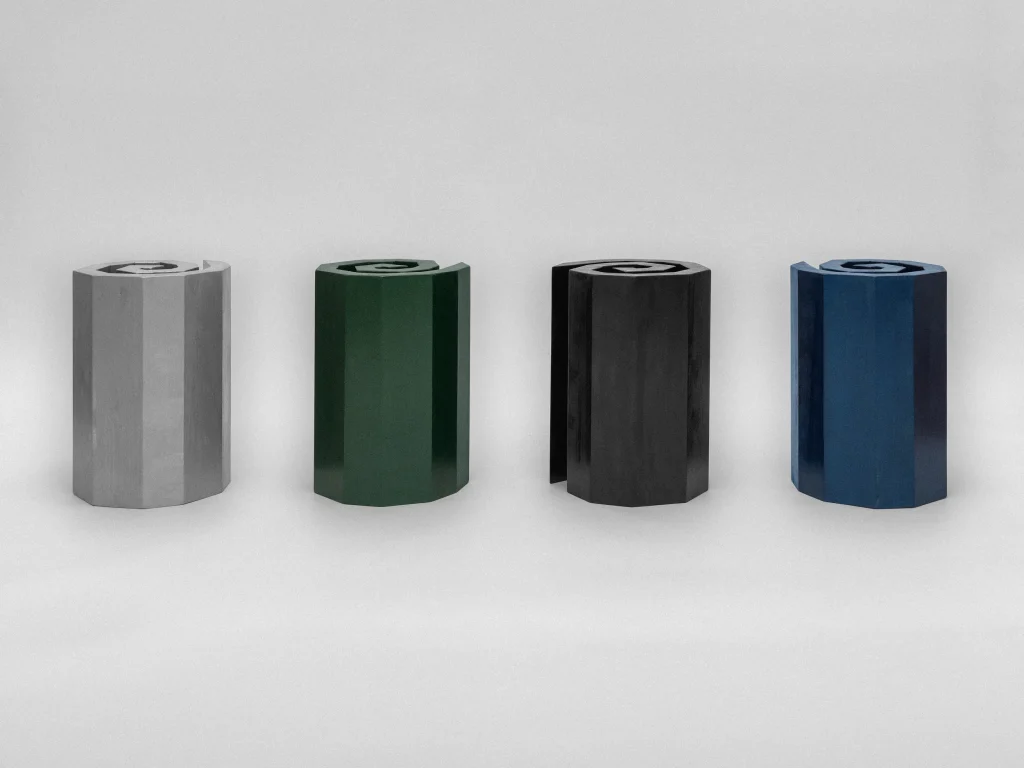 Wooden Spiral Stool — 2