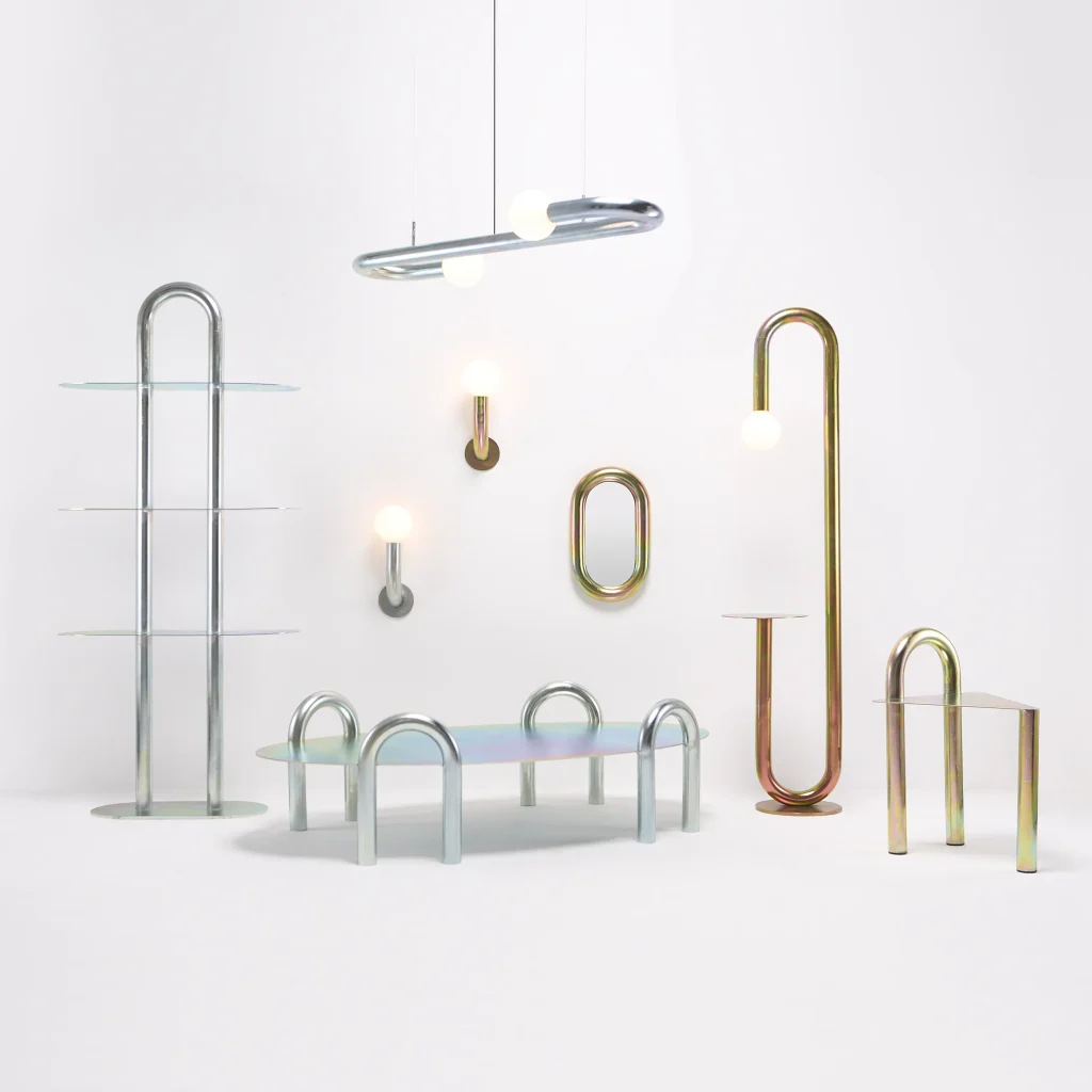 Zinc Stool Curva — 8